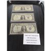 Image 1 : 3 -  1957's Star Notes $1 Silver Certifficates
