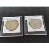 Image 1 : 2-1890-S/1891-S Silver Morgan Dollar - 2 X $