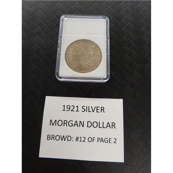 1921 Silver Morgan Dollar