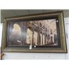 Image 1 : Framed Oil On Board Greek Ruins Wall Art - 30  X  40