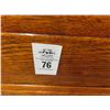 Image 2 : Tiger Oak 3 Drawer Dresser w/Mirror
