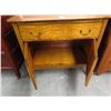 Image 3 : Tiger Oak Small Rolling Cabinet