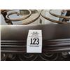 Image 2 : Ornate Iron Base Oval Coffee Tables - 2