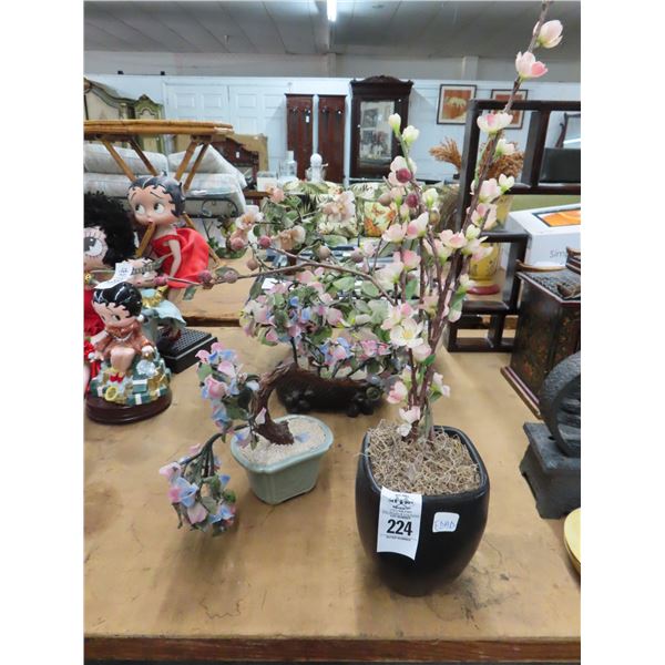 Glass Floral Bonsai Trees 4, Fish Bowl