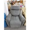 Image 1 : Grey Cloth Swivel Rocking Recliner