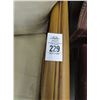Image 2 : Tan Cloth Rattan Trim Rocking Recliners - Pair