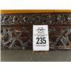 Image 2 : Ornately Carved Oriental Claw Foot Trunk