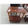 Image 1 : Burl Small Hall Table w/Undershelf