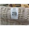 Image 2 : Wicker Padded Wingback Chair