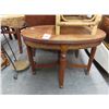 Image 1 : Mahogany Small Oval Side Table