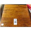 Image 2 : Carved Tiger Oak End Table w/Drawer and Shelf Storage