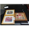 Image 1 : Framed Miitary Patches, Baby Photos
