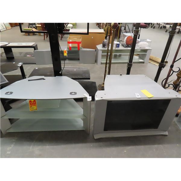 Grey TV and Audio Consoles - 3