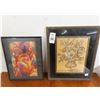 Image 1 : Small Floral Framed Wall Art - 2