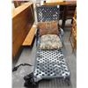 Image 1 : Black Cast Patio Chaise