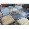 Image 3 : Ornamental Iron Patio Dining Table w/4 Chairs/Bar Stool/End Tables