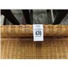 Image 2 : Small Wicker Storage Bench