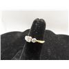Image 2 : 14K YG Diamond Ring w/3 Round Brilliant Cut Diamonds 2.3g - Replacement Value