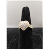 Image 1 : 14K Two Tone Gold Diamond Ring w/83 Round Cut Diamonds 4.1g - Replacement