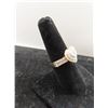 Image 3 : 14K Two Tone Gold Diamond Ring w/83 Round Cut Diamonds 4.1g - Replacement