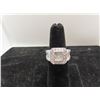 Image 1 : 14K WG Diamond Ring w/40 Round Brilliant Cut Diamonds and 29 Square Cut Diamonds