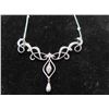 Image 2 : 14K WG Diamond Necklace w/50 Round Brilliant Cut Diamonds 4.7g - Replacement