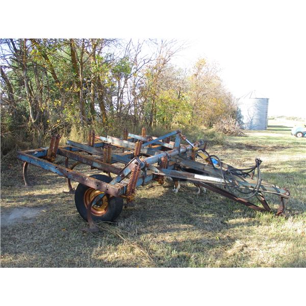 14' Roll-O-Matic Rolla-Flex Chisel Plow Cultivator, Tires Weathered