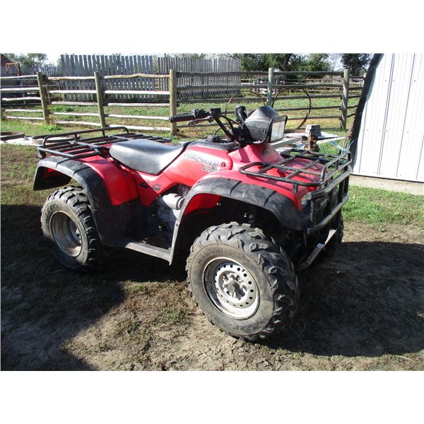 2001 Honda Foreman ES 450 4x4, Electric Shift - 10214kms