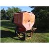 Image 2 : Western Industries Skid Steer Mount Grain Hopper Feeder (Approx.100 bushels) 38x57x52" Hopper