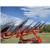 Image 3 : 32' wide KUHN Speed Rake SR 112 12 Wheel V Hay Rake