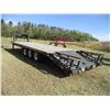 Image 1 : 2008 Trailtech P2 Prospector Gooseneck 30' (24' Deck), Beaver Tail Flat Deck Trailer (10954KG/24150L