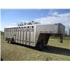 Image 1 : 2005 Wilson Ranch Hand 24' Gooseneck Aluminium Cattle Trailer, (2) Dividers, 2 Way End Gate.   VIN#1