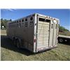 Image 3 : 2005 Wilson Ranch Hand 24' Gooseneck Aluminium Cattle Trailer, (2) Dividers, 2 Way End Gate.   VIN#1