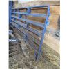 Image 1 : 4X the Bid Price (4) 12' 6 Bar Steel Panels