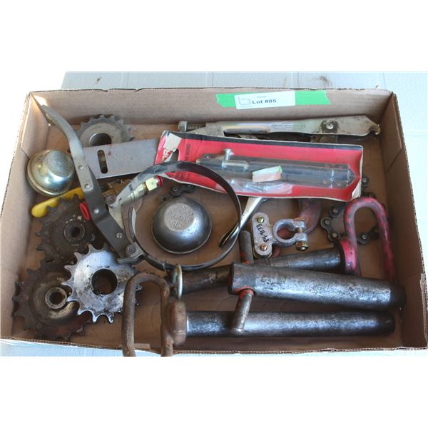 Hitch Pins, Filter Wrench, Sprockets, Barrel Bolt, etc..