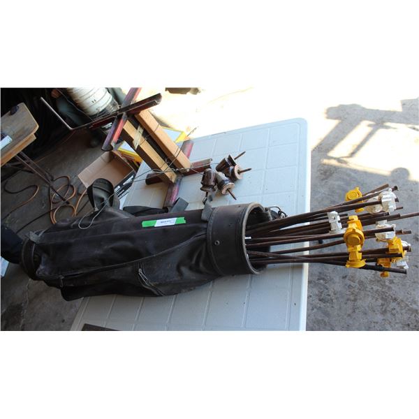 Wire Roller,  Electric Fence Posts With Insulators, Golf Bag, Insulators
