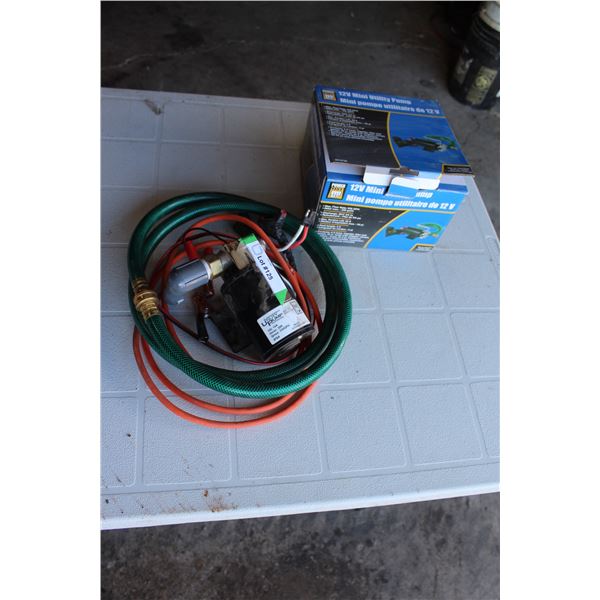 12 Volt Utility Pump, Short Hose