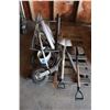 Image 1 : Barrel Stand, (2) Grain Shovels, Hose, Caster Wheel, etc.