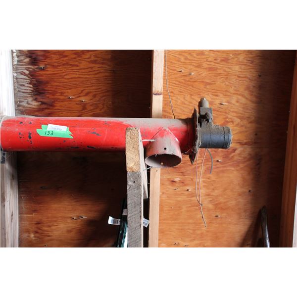 5" Auger, 10' Long, Hydraulic Motor