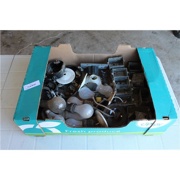 Light Fixtures, Outlet Boxes, Light Bulbs, etc.