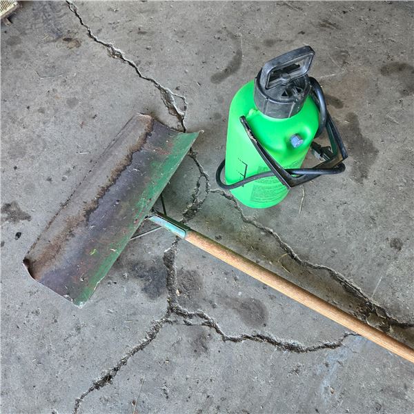 Hand Sprayer & Snow Shovel