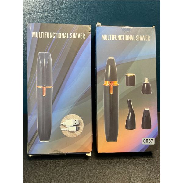 Lot of 2 Electric Face Trimmers - Nose/Brow/etc. Hair Trimmers - Brand New