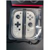 Image 3 : Lot of 1 Set of Joycons for Nintendo Switch - White Marble Design - Brand New!