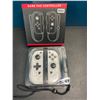 Image 2 : Lot of 1 Set of Joycons for Nintendo Switch - White Marble Design - Brand New!