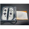 Image 3 : Lot of 1 Set of Joycons for Nintendo Switch - White Marble Design - Brand New!