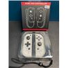 Image 2 : Lot of 1 Set of Joycons for Nintendo Switch - White Marble Design - Brand New!