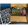 Image 1 : Lot of 1 Box of Glow-In-the-Dark Face Paints/Stencils Set - New