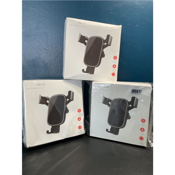 Lot of 3 Car Mount Phone Holders - Brand New