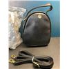 Image 4 : Lot of 2 Women's Mini Black Leather Backpacks/Purses - 7 inch Height - Brand New