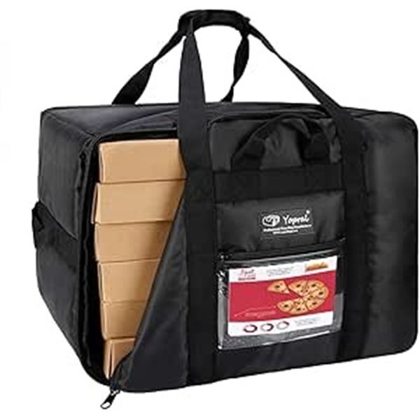Lot of 1 Yopra Moisture-Free Insulated Pizza Delivery Bag - Holds 6x 16-18" Pizzas! BRAND NEW!